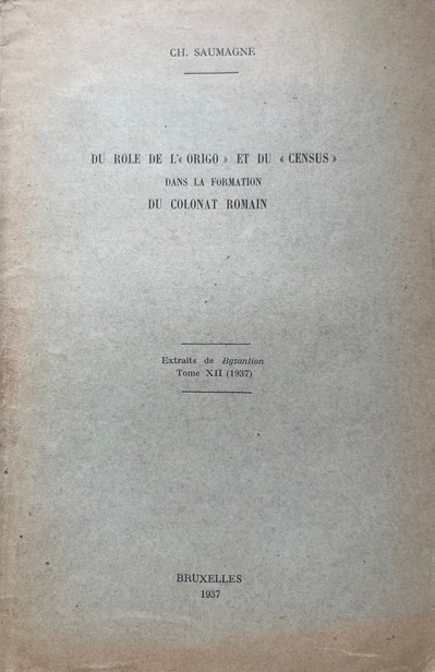 Du rôle de L’ « ORIGO» et du « CENSUS »